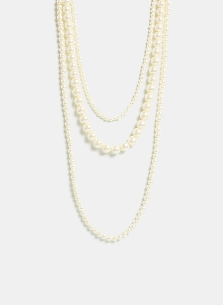 Tiered Pearl Necklace