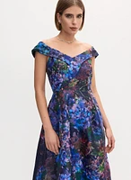 Robe de soirée florale