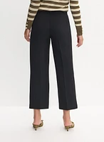 Pantalon gaucho à poches appliquées