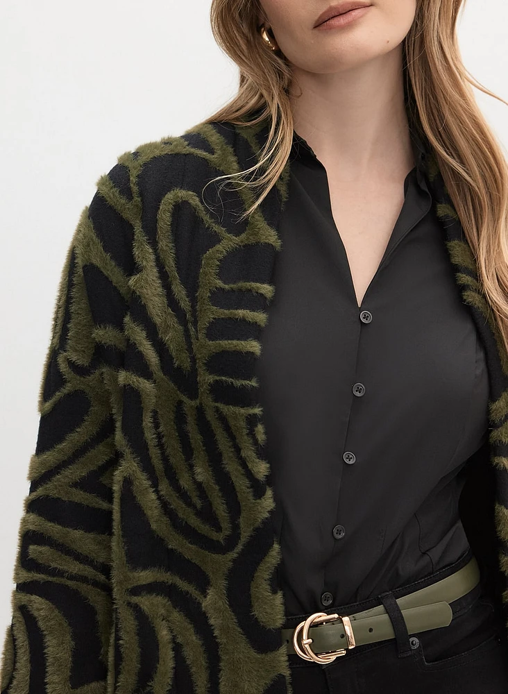 Joseph Ribkoff - Abstract Knit Cardigan