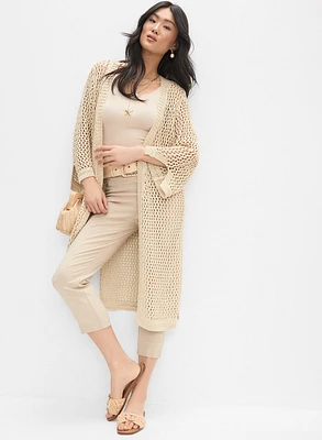 Joseph Ribkoff - Metallic Open Weave Cardigan