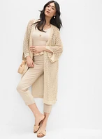 Joseph Ribkoff - Metallic Open Weave Cardigan