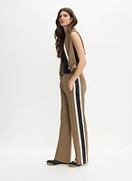 Wide-Leg Pull-On Pants