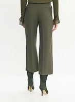 Belted Wide Leg Culotte Pants