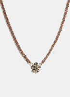 Vegan Leather Chain Necklace