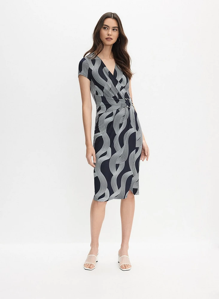 Joseph Ribkoff - Wrap Midi Dress