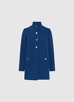 Button Tricotine Coat