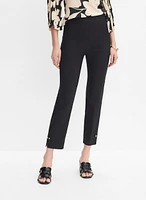Pantalon à jambe étroite enfiler