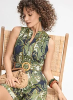 Combinaison paisley courte
