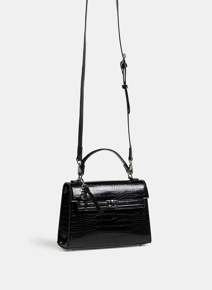 Vegan Leather A-Line Bag