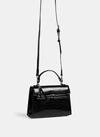 Vegan Leather A-Line Bag