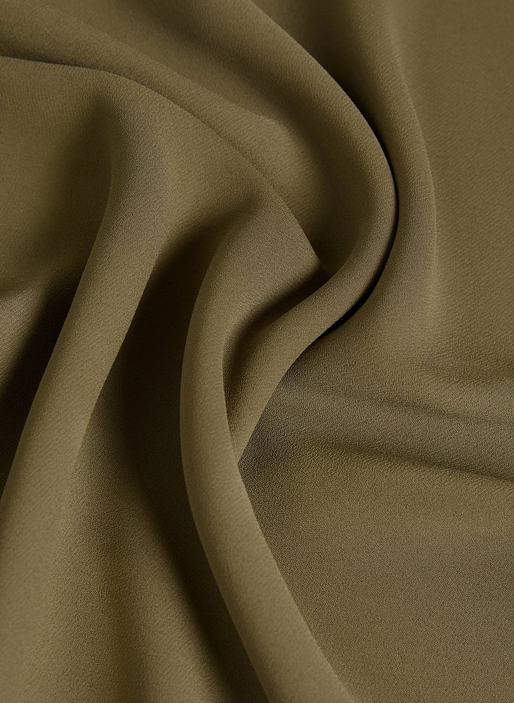 Blouse sans manches en crêpe