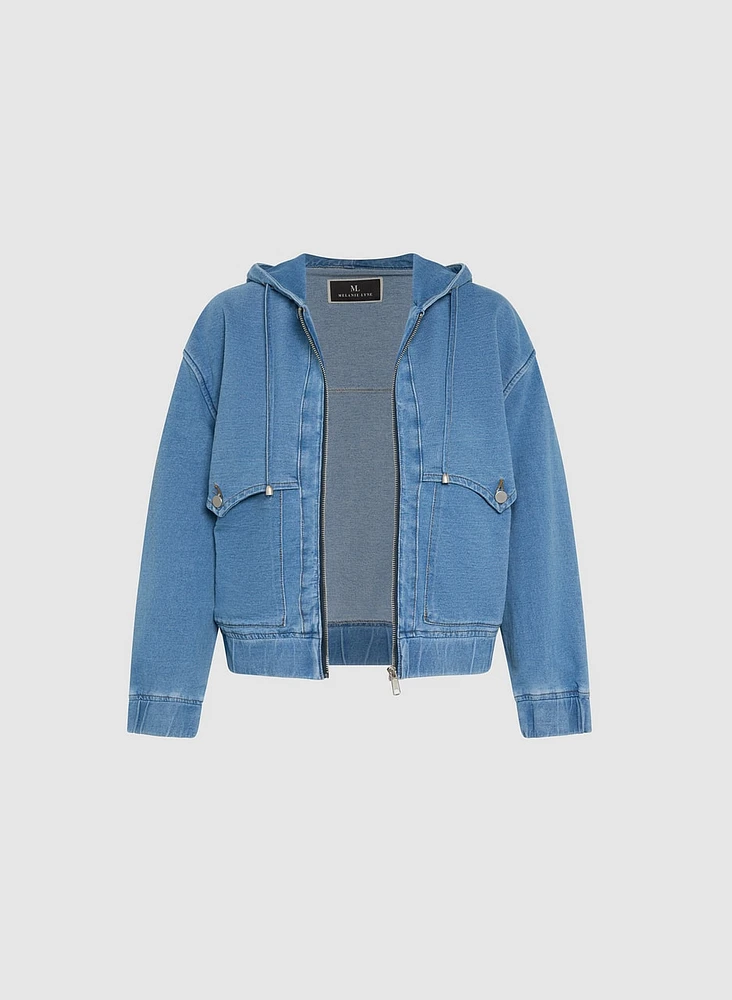 Hooded Denim Jacket