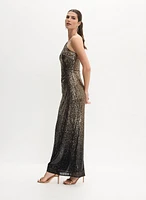 One-Shoulder Sequin Dress