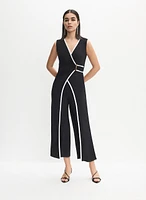Joseph Ribkoff - Contrast Trim Jumpsuit