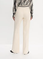 Contrast Belt Trouser Pants