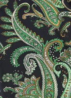 Paisley Wide-Leg Pants