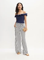 Joseph Ribkoff - Striped Wide Leg Pants