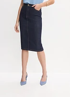 Denim Pencil Skirt