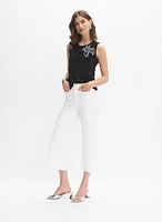 Joseph Ribkoff - Asymmetric Spiral Flounce Top