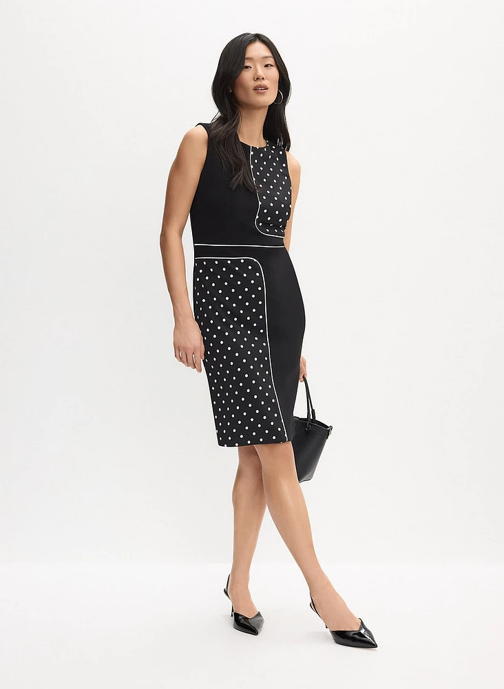 Joseph Ribkoff - Placement Polka Dot Print Dress