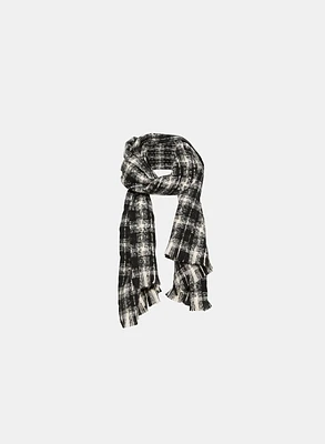 Plaid Print Scarf