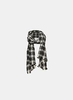 Plaid Print Scarf