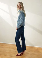 Embellished Straight-Leg Jeans