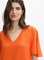 Blouse à manches évasées