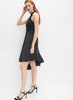 Crepe & Taffeta Dress