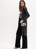 Joseph Ribkoff - Long Sequin Cardigan