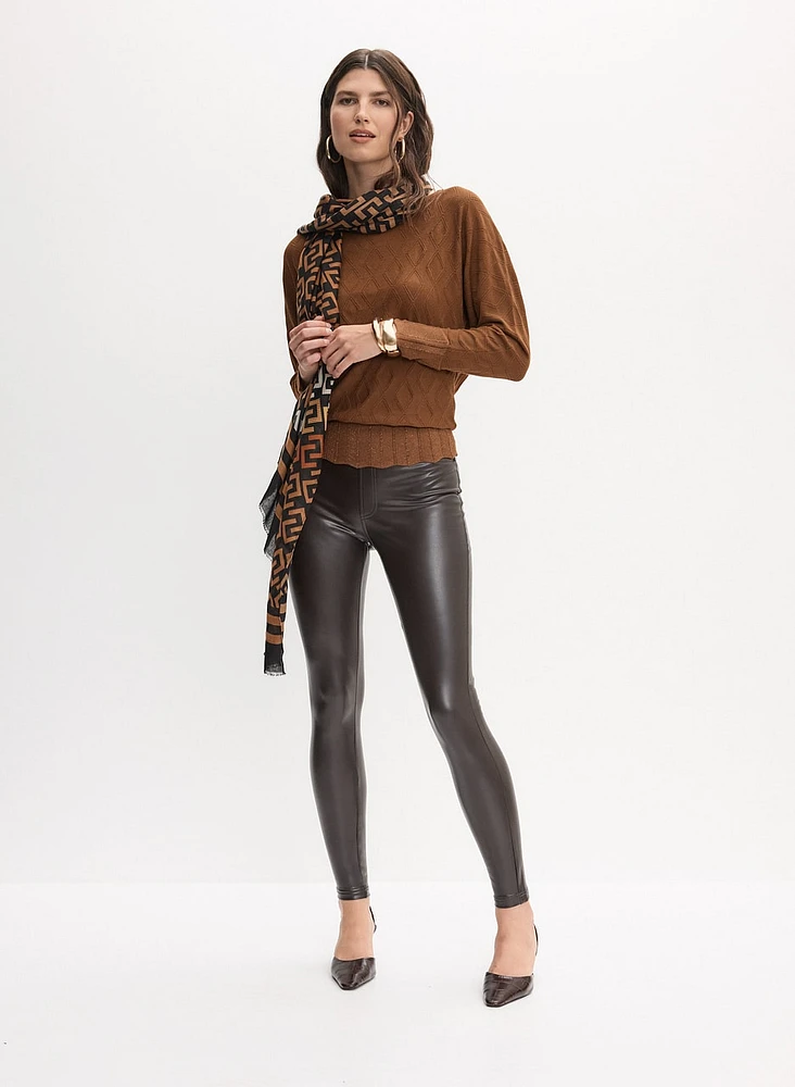 Kayla Vegan Leather Pants