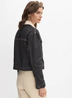 Veste en denim boutonnée