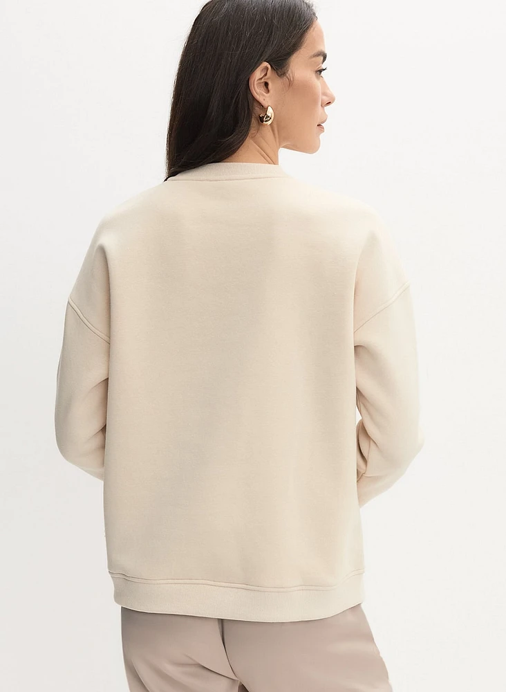 Sequin Detail Sweatshirt