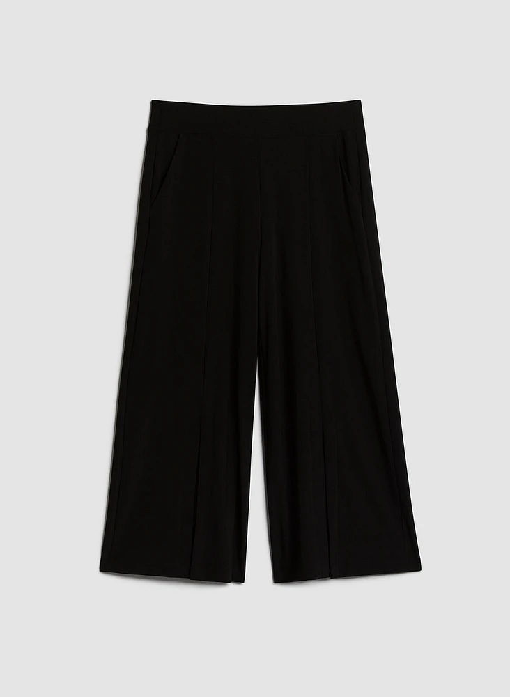 Wide Leg Culotte Pants