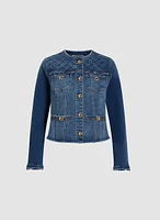 Quilted Denim Jacket