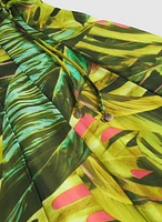 Robe en chiffon tropicale