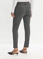 Giselle Pinstripe Slim-Leg Pants