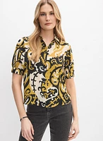 Inverted Paisley Blouse