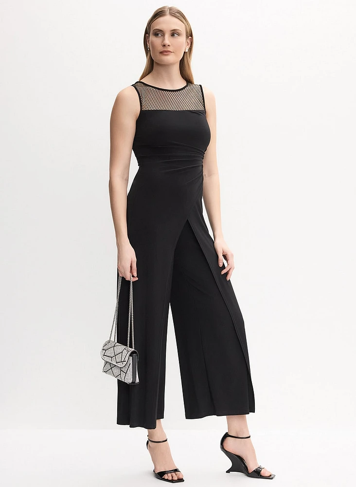 Joseph Ribkoff - Mesh Detail Jumpsuit