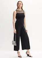 Joseph Ribkoff - Mesh Detail Jumpsuit