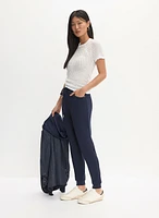 Drawstring Waist Pull-On Pants