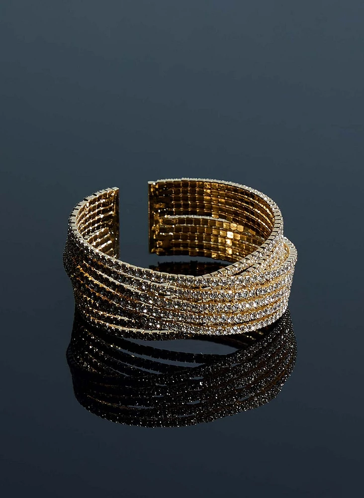 Criss-cross Cuff Bracelet