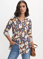 Abstract Print Blouse