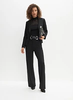 High-Waist Wide-Leg Pants