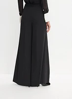 Pleated Wide-Leg Pants