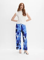 Joseph Ribkoff - Abstract Plissé Pants
