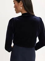 Open Velvet Bolero