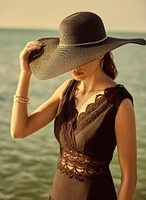 Wide Brim Straw Hat