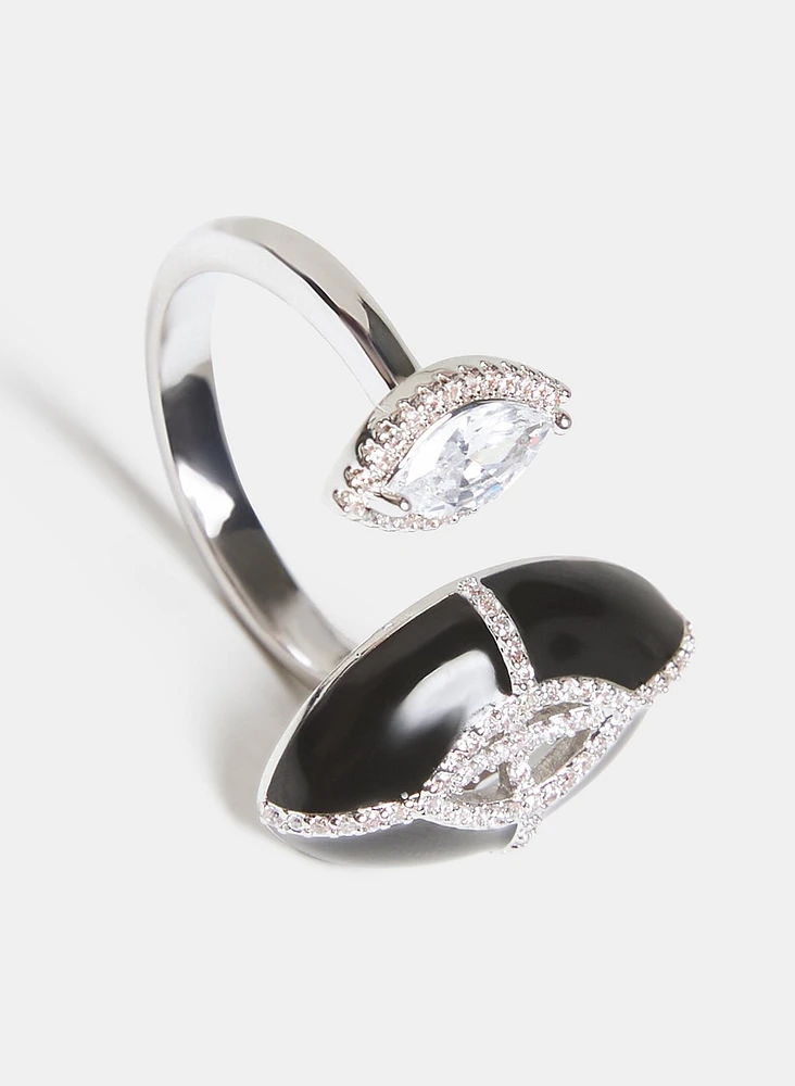 Cubic Zirconia Crystal Ring